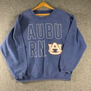 Auburn University Gameday Social Ribbed Oversized Sweatshirt Football Size M